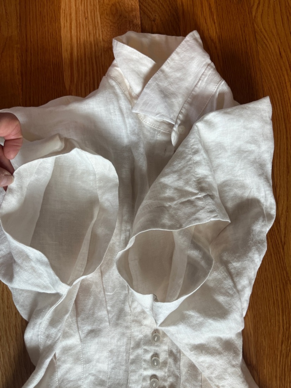 Anthropologie x Exquise Tobie Linen Maxi Dress Size Small NWT - Picture 12 of 16